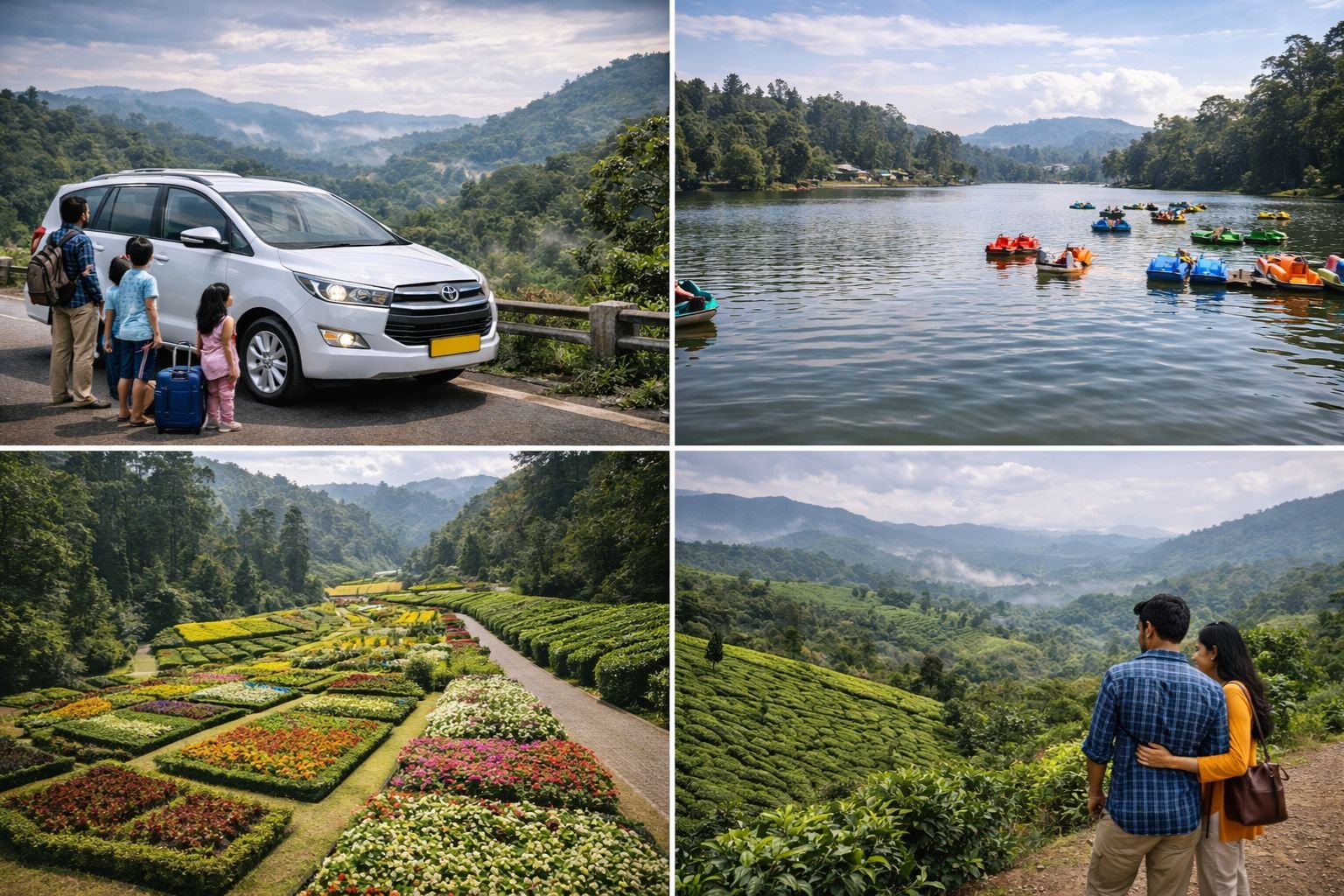 Ooty taxi from Coorg - hill route travel