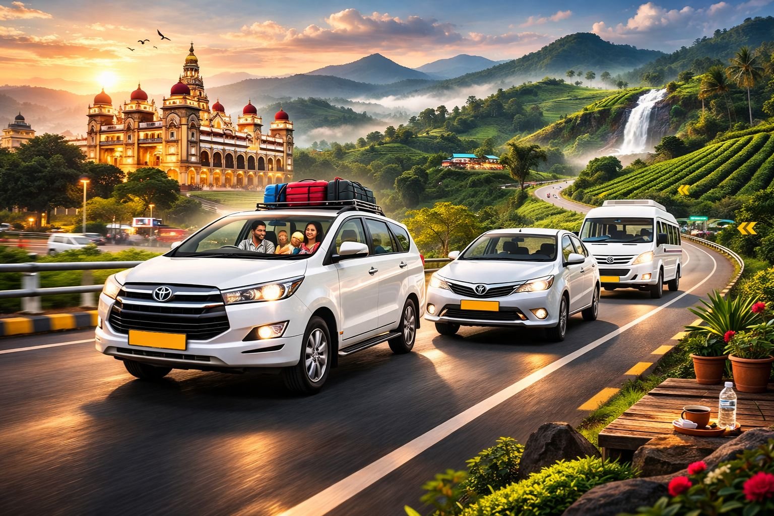 Mysore to Coorg taxi - outstation cab booking